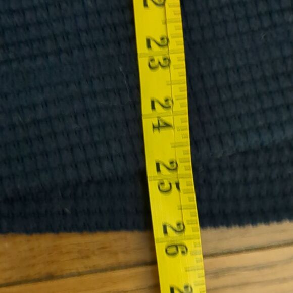 Lildy Navy Waffle Knit Tunic Boxey Drop Shoulder Top XL - Picture 10 of 10